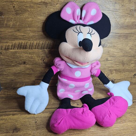 Disney Minnie Mouse 24" Large Jumbo Just Play PLUSH Stuffed Animal Pink Toys - Picture 2 of 8